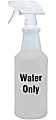 Diversey Screen-Printed Empty Bottles, Water Only, 32 Oz, Clear, Pack Of 12 Bottles. 1 thumbnail image