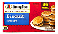 Jimmy Dean Snack-Size Sausage Biscuit Sandwiches, 52.8 Oz, Box Of 36 Sandwiches 1 thumbnail image
