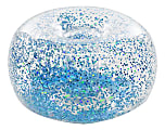 BloChair Glitter Inflatable Ottoman, Blue