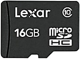 Lexar® microSDHC Class 10 Memory Card, 16GB 1 thumbnail image