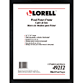 Lorell Wide Frame - 18" x 24" Frame Size - Rectangle - Horizontal, Vertical - 1 Each - Wood - Black