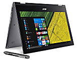 Acer® Spin 1 Refurbished 2-In-1 Laptop, 11.6" Touch Screen, Intel® Celeron®, 4GB Memory, 32GB Flash, Windows® 10, SP111-32N-P0QE (NX.GRMAA.011) 1 thumbnail image
