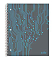 Office Depot® Brand Stellar Notebook, 10-1/2" x 8-1/2", Wide Ruled, 160 Pages (80 Sheets), Circuit Board 1 thumbnail image