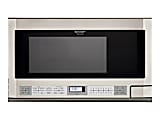 Sharp® R1214T 1.5 Cu Ft Over-The-Range Microwave, Stainless Steel