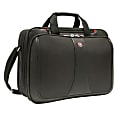 Wenger® Signal Double Gusset Computer Case, 13"H x 16"W x 8"D, Black 1 thumbnail image