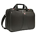 Wenger® Signal Double Gusset Computer Case, 13"H x 16"W x 8"D, Black