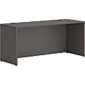 HON® Mod 66" Credenza Computer Desk Shell, Slate Teak 1 thumbnail image