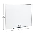 Mind Reader 36 x 48 Wall Mount Whiteboard, Magnetic Dry Erase, White
