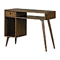 South Shore Kodali 40"W Computer Desk, Natural Walnut