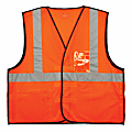 Ergodyne GloWear Safety Vest, ID Holder, Type-R Class 2, 4X/5X, Orange, 8216BA 