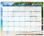 2025 Office Depot® Brand Monthly Wall Calendar, 15" x 12", Paradise, January to December 1 thumbnail image