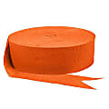 Amscan Jumbo Crepe Paper Streamers, 500', Orange Peel, Pack Of 6 Rolls