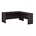Bestar Ridgeley 65”W L-Shaped Corner Desk, Charcoal Maple 1 thumbnail image
