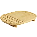 Gibson Home Sadler Serving Tray, 13-1/2", Brown 1 thumbnail image