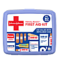 Johnson & Johnson Travel Ready Portable Emergency First Aid Kit, 80 pieces 1 thumbnail image