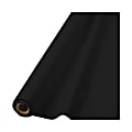 Amscan Plastic Table Cover Roll, 100' x 40", Jet Black 1 thumbnail image