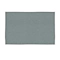 Ghent Vinyl Non-Magnetic Bulletin Board, 48-1/2" x 88", Stone, Satin Aluminum Frame