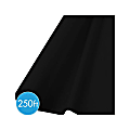 Amscan Plastic Jumbo Table Roll, 40" x 250', Jet Black 1 thumbnail image