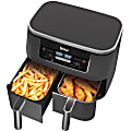 Ninja Foodi 6-in-1 8-qt. 2-Basket Air Fryer with DualZone Technology - 2 gal Oil - 4 lb Food - Black, Gray 1 thumbnail image