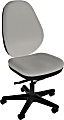 Sitmatic GoodFit Synchron High-Back Chair, Gray Polyurethane/Black