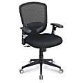 Realspace® West Central Mid-Back Mesh Chair, 41"H x 26 3/4"W x 25 1/2"D, Black