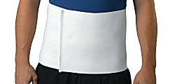 Medline Tri-Panel Elastic Abdominal Binder, Large/X-Large, White