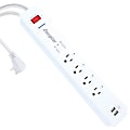 Energizer Smart Wi-Fi® Surge Protector Power Strip - 2 x USB, 4 x AC Power - 6 ft Cord - 1200 J Surge Energy - 15 A Current - 120 V AC Voltage - 1875 W 1 thumbnail image