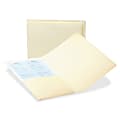 Smead® End-Tab File Folders With Antimicrobial Product Protection And Pockets, Straight Cut, 9 1/2" x 12 1/4", Pack Of 50