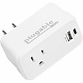 Plugable - Power adapter - 32 Watt - 2.4 A - PD 3.0 - 2 output connectors (USB, 24 pin USB-C)