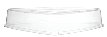 Eco-Products Regalia Sugarcane Tray Lids, 18" x 18", White, Pack Of 50 Lids