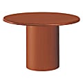 HON® 42" Round Conference Table Top, Henna Cherry