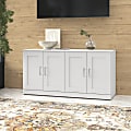 Bush Business Furniture Hampton Heights 60"W Bookshelf With Doors, White, Standard Delivery 1 thumbnail image