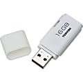 Toshiba 16GB TransMemory USB 2.0 Flash Drive - 16 GB - USB 2.0 - White - 2 Year Warranty