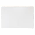 Ghent Proma Magnetic Porcelain Projection Whiteboard, 48-1/2” x 87-15/16”, White, Satin Aluminum Frame