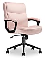 Click365 Transform 2.0 Ergonomic Fabric Mid-Back Desk Chair, Pink/Black 1 thumbnail image
