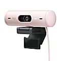 Logitech BRIO 500 Webcam - 4 Megapixel - 60 fps - Rose - USB Type C - 1920 x 1080 Video - Auto-focus - 90° Angle - 4x Digital Zoom - Microphone - Notebook, Monitor, Display Screen