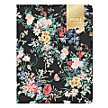 2024 Day Designer Monthly Planning Calendar, 8-1/2" x 11", Wild Flora Black, January To December