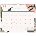 2024-2025 Cambridge® Haven Monthly Academic Wall Calendar, 15" x 12", Floral, July 2024 To June 2025, 1714-707A