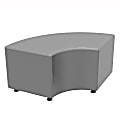 Marco Sonik® Soft Seating Curved Bench, Frost