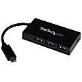 StarTech.com USB C Hub - 4 Port USB-C to USB-A (3x) and USB-C (1x) - with Power Adapter - USB Type C Hub - Port Expander 1 thumbnail image