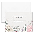 Custom Shaped Wedding & Event Response Cards With Envelopes, 4-7/8" x 3-1/2", Ethereal Floral, Box Of 25 Cards 1 thumbnail image