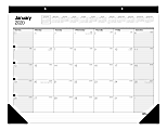 Office Depot® Brand Monthly Desk Pad Calendar, 22" x 17", White, January To December 2020, SP24D00 1 thumbnail image