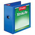 Cardinal® XtraLife™ Locking Slant-D® Ring 3-Ring Binder, 5" D-Rings, Blue