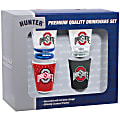 Hunter® NCAA Shot Glass Collector Set, 2 Oz, Ohio State Buckeyes, Pack Of 4