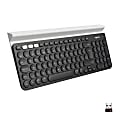Logitech® K780 Multi-Device Wireless Keyboard, Full Size, Black/White, 920-008149