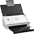 Epson DS-410 Sheetfed Scanner - 600 dpi Optical - 48-bit Color - 16-bit Grayscale - 26 ppm (Mono) - 26 ppm (Color) - Duplex Scanning - USB