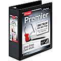 Cardinal® EasyOpen™ ClearVue™ Locking View 3-Ring Binder, 3" D-Rings, 52% Recycled, Black 1 thumbnail image