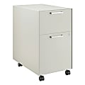 HON® Fuse Collection 23-1/4"D 2-Drawer Letter-Size Metal Mobile Vertical Box/File Pedestal, Large, Loft 1 thumbnail image