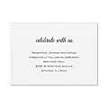 Custom Shaped Wedding & Event Reception Cards, 4-7/8" x 3-1/2", Initial Romance, Box Of 25 Cards 1 thumbnail image