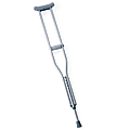Medline Standard Aluminum Crutches, Tall, Case Of 8 Pairs 1 thumbnail image
